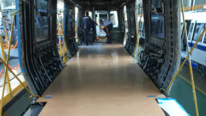 New Train Car Flooring