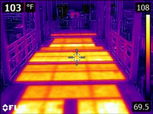 Heated Floors - Thermal Imaging